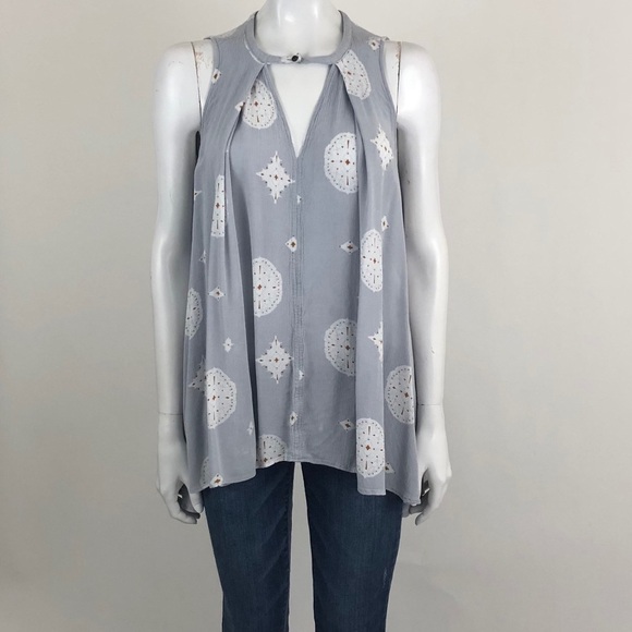 Free People XS Medallion Print Tree Swing Tunic - Picture 1 of 5